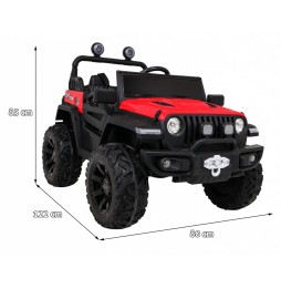 Master of Terrain Red Vehicle 4x4 Remote Control