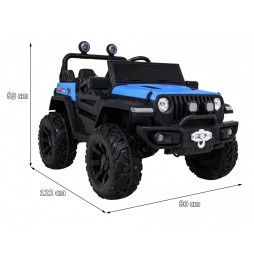 Vehicul Master Of Terrain albastru cu tracțiune 4x4