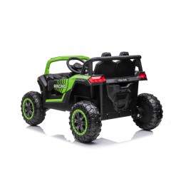 Pojazd buggy utv 2000m racing zielony - bezpieczna zabawa