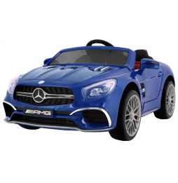 Mercedes AMG SL65 dla dzieci - niebieski z pilotem i MP3