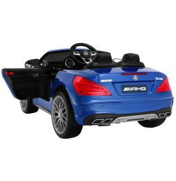 Mercedes AMG SL65 dla dzieci - niebieski z pilotem i MP3