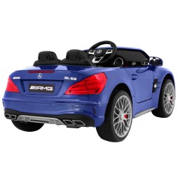 Mercedes AMG SL65 dla dzieci - niebieski z pilotem i MP3