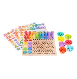 Wooden Educational Game Set for Kids 3+