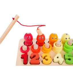 Wooden Educational Game Set for Kids 3+