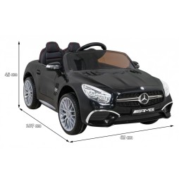 Mercedes benz amg sl65 s elektryczny dla dzieci czarny