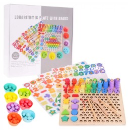 Wooden Educational Game Set for Kids 3+