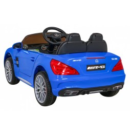 Mercedes benz amg sl65 s elektryczny dla dzieci niebieski