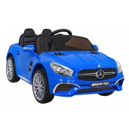 Mercedes benz amg sl65 s elektryczny dla dzieci niebieski