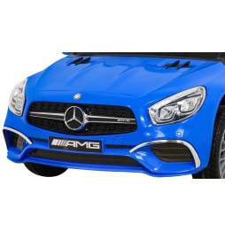 Mercedes benz amg sl65 s elektryczny dla dzieci niebieski