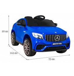 Mercedes Benz GLC63S Kids Blue Remote 4x4