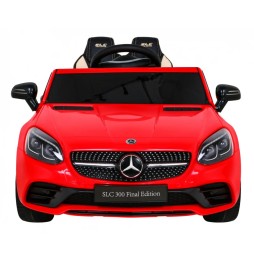 Mercedes benz slc300 auto dla dzieci czerwony mp3 dźwięki