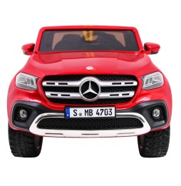 Mercedes Benz X-Class dla dzieci - czerwony z pilotem i 4x4