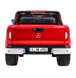 Mercedes Benz X-Class dla dzieci - czerwony z pilotem i 4x4