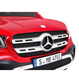 Mercedes Benz X-Class dla dzieci - czerwony z pilotem i 4x4