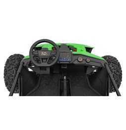 Vehicul GENERAL 63 Verde - 800W, Panou Audio, LED