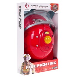 Interactive Firefighter Helmet for Kids with Sounds and Lights