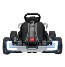 Gokart Audi z funkcją driftu - biały