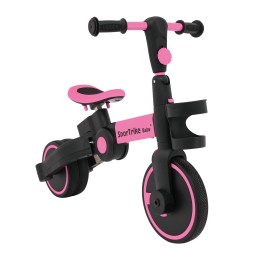 Happy Bike 3in1 Sporty Pink Tricycle