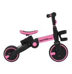 Bicicleta fericită 3 în 1 Sportrike roz