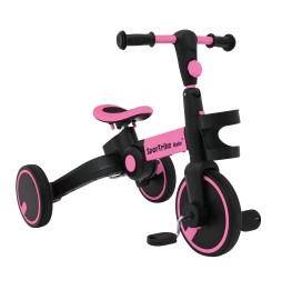 Happy Bike 3in1 Sporty Pink Tricycle