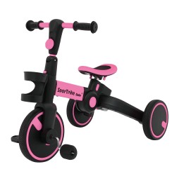 Happy Bike 3in1 Sporty Pink Tricycle