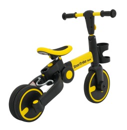 Rowerek Happy Bike 3w1 Sportrike Żółty dla dzieci