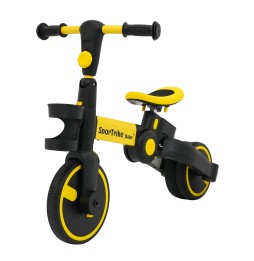 Rowerek Happy Bike 3w1 Sportrike Żółty dla dzieci