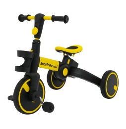 Rowerek Happy Bike 3w1 Sportrike Żółty dla dzieci