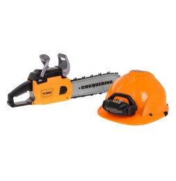 Kids Interactive Chainsaw with Helmet and Flashlight