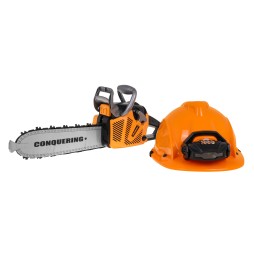 Kids Interactive Chainsaw with Helmet and Flashlight