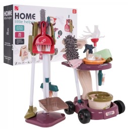 Giga Cleaning Set for Kids with Trolley and Accessories