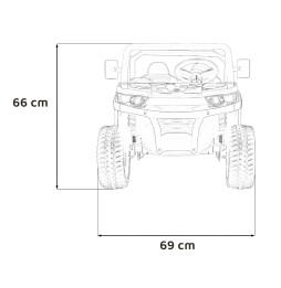 Pojazd farmer truck speed 900 niebieski dla dzieci