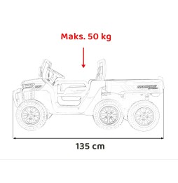 Farmer Truck Speed 900 White for Kids