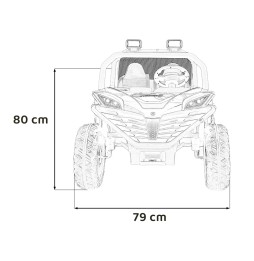 Vehicul buggy FASTER 4x4 pentru copii