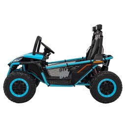 Vehicul buggy FASTER albastru pentru copii - jucărie 4x4