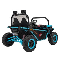 Vehicul buggy FASTER albastru pentru copii - jucărie 4x4