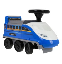 2-in-1 Interactive Police Ride-On Toy for Kids