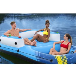 4-Person Inflatable Island 305x186x58cm BESTWAY