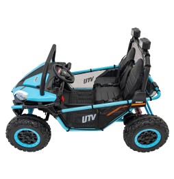 Vehicul buggy FASTER albastru pentru copii - jucărie 4x4