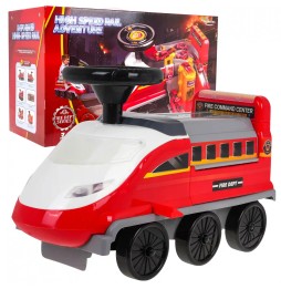 Interactive Fire Truck Ride-On Toy