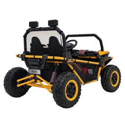 Pojazd Buggy Faster Żółty 4x4 dla Dzieci