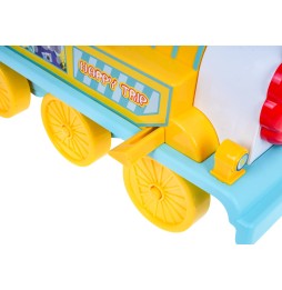 Tractor interactiv locomotivă pentru copii 3+