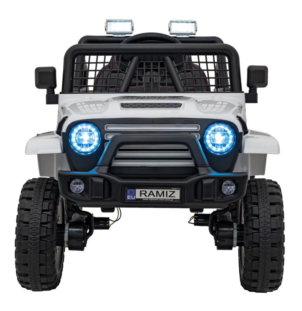 4x4 Off-Road Sport Vehicle White for Kids