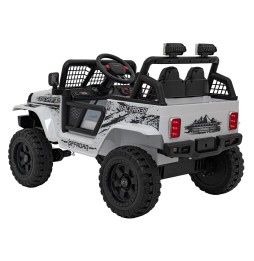 Vehicul off road 4x4 sport alb pentru copii