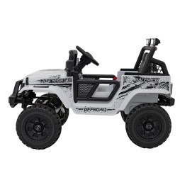 Vehicul off road 4x4 sport alb pentru copii