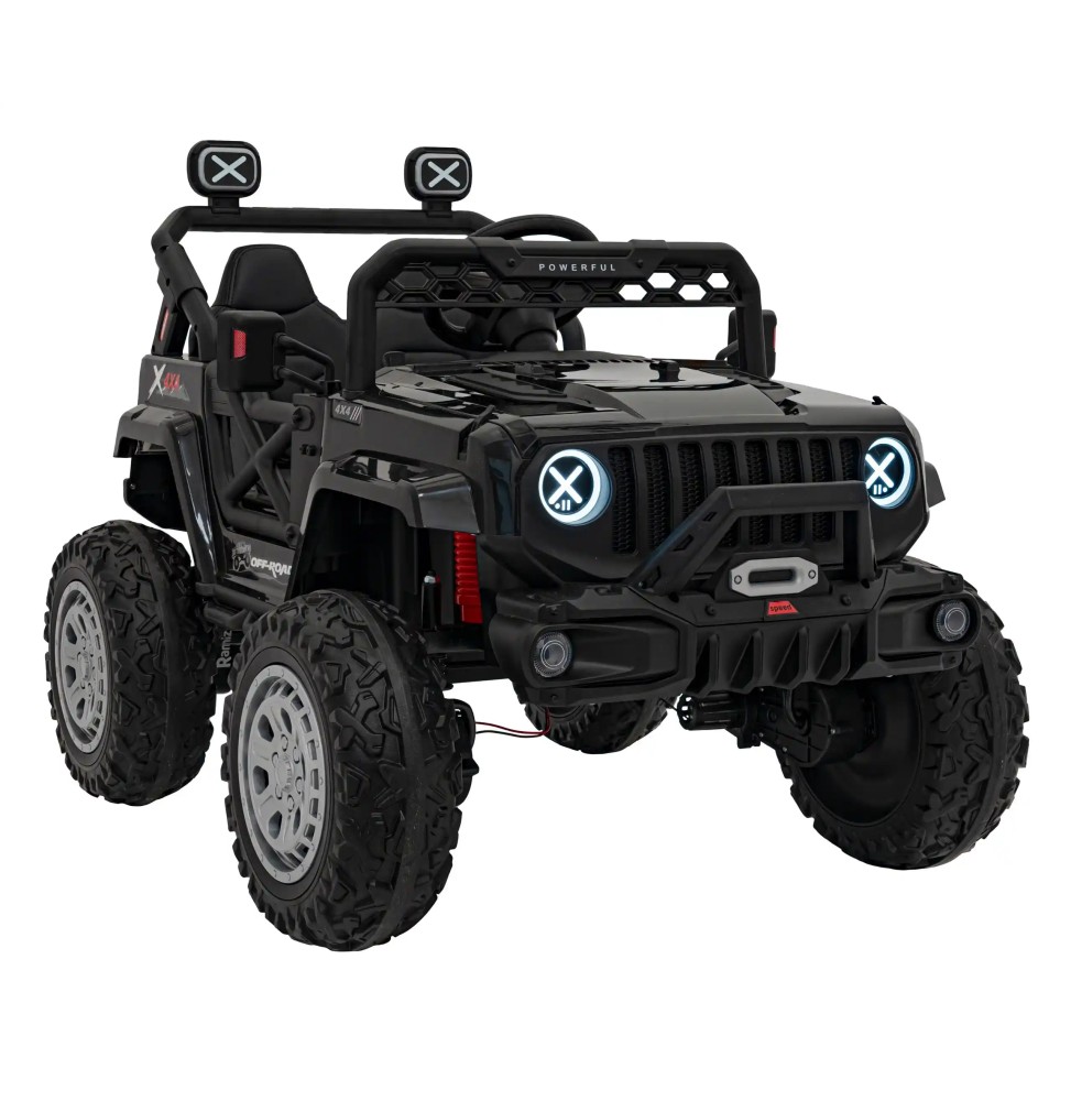 Vehicul off road speed negru pentru copii