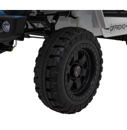 Vehicul off road 4x4 sport alb pentru copii