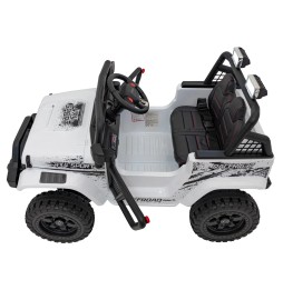 4x4 Off-Road Sport Vehicle White for Kids