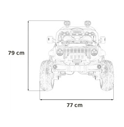 Pojazd off road speed czarny dla dzieci