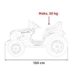 Traktor grow 1804 czerwony z pilotem 2,4 ghz dla dzieci